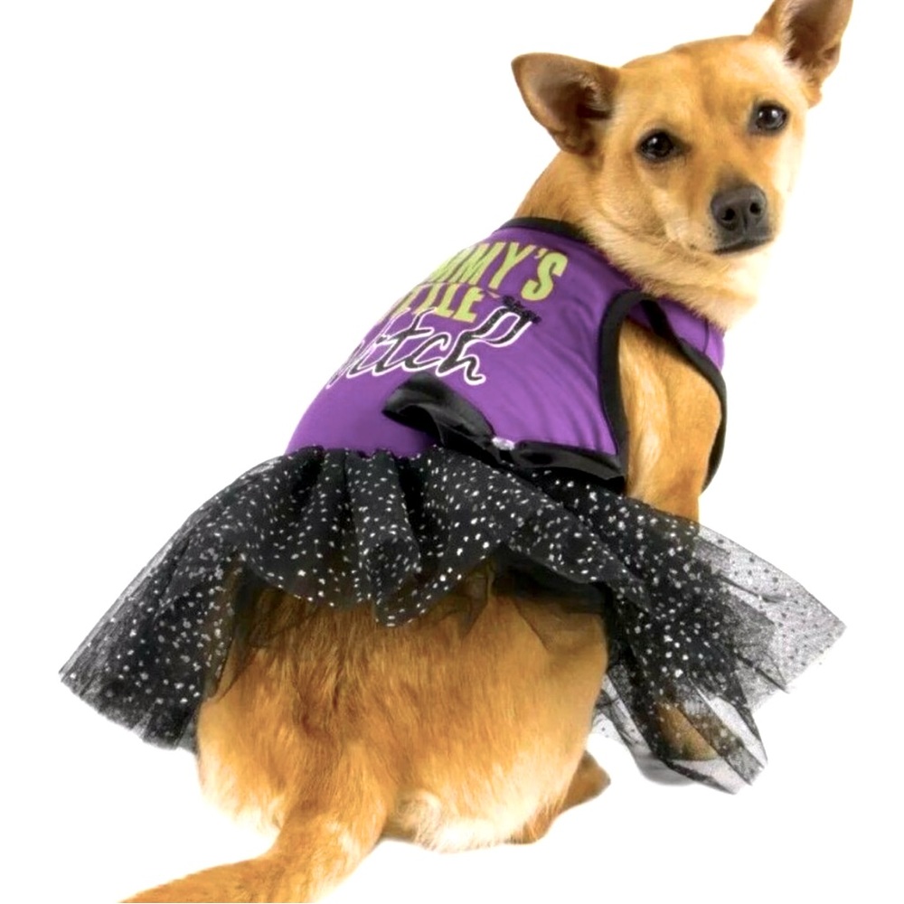 NWT “Mommy’s Little Witch - Halloween Costume for Pets - Size M (17-20”)